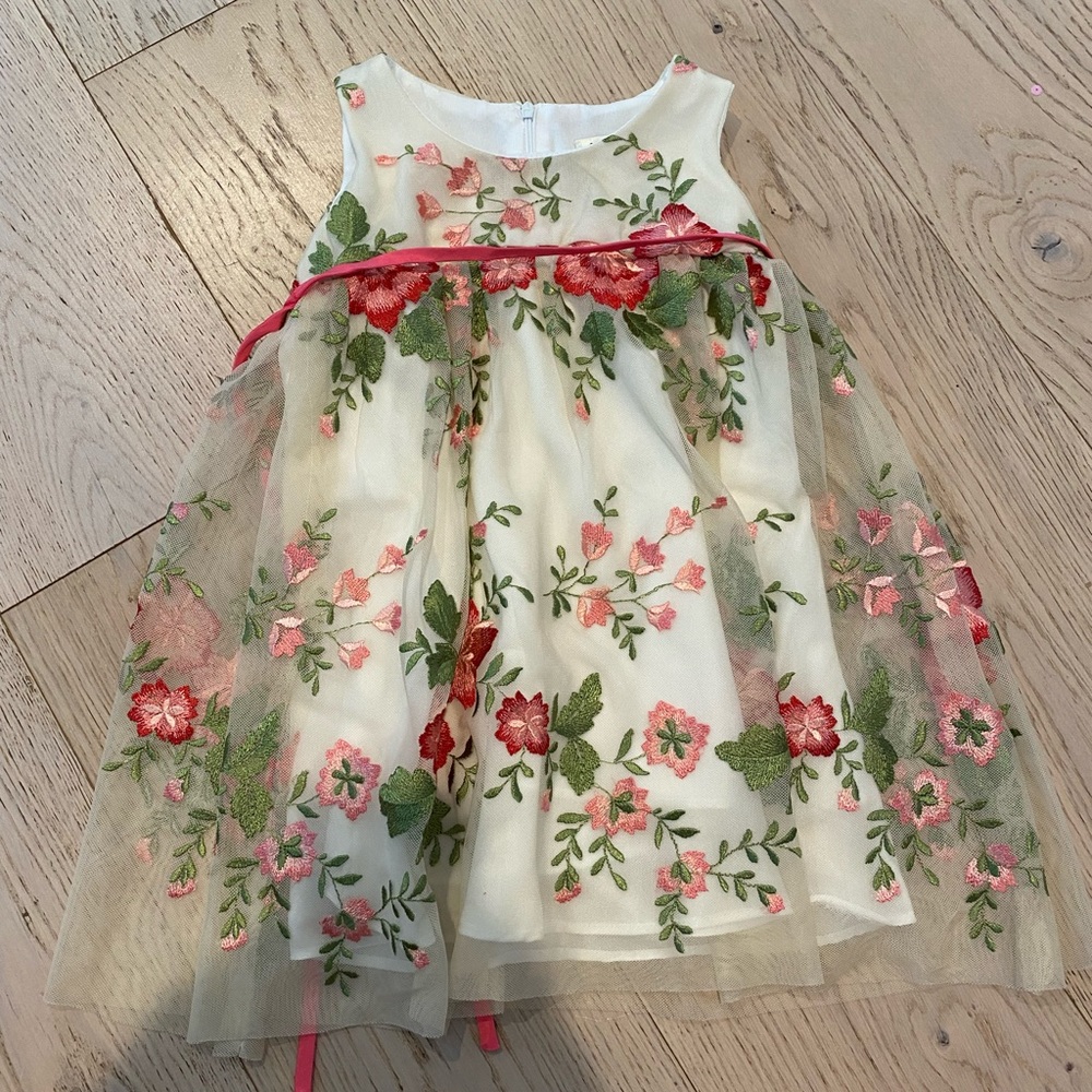 Embroidered floral Helena & Harry Dress- Size 3